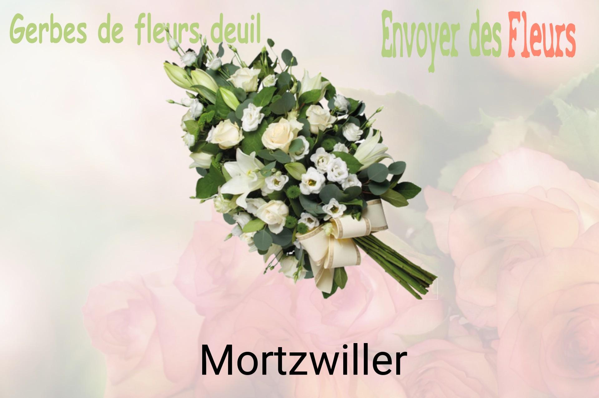 Gerbe de fleurs de deuil livrée à Mortzwiller